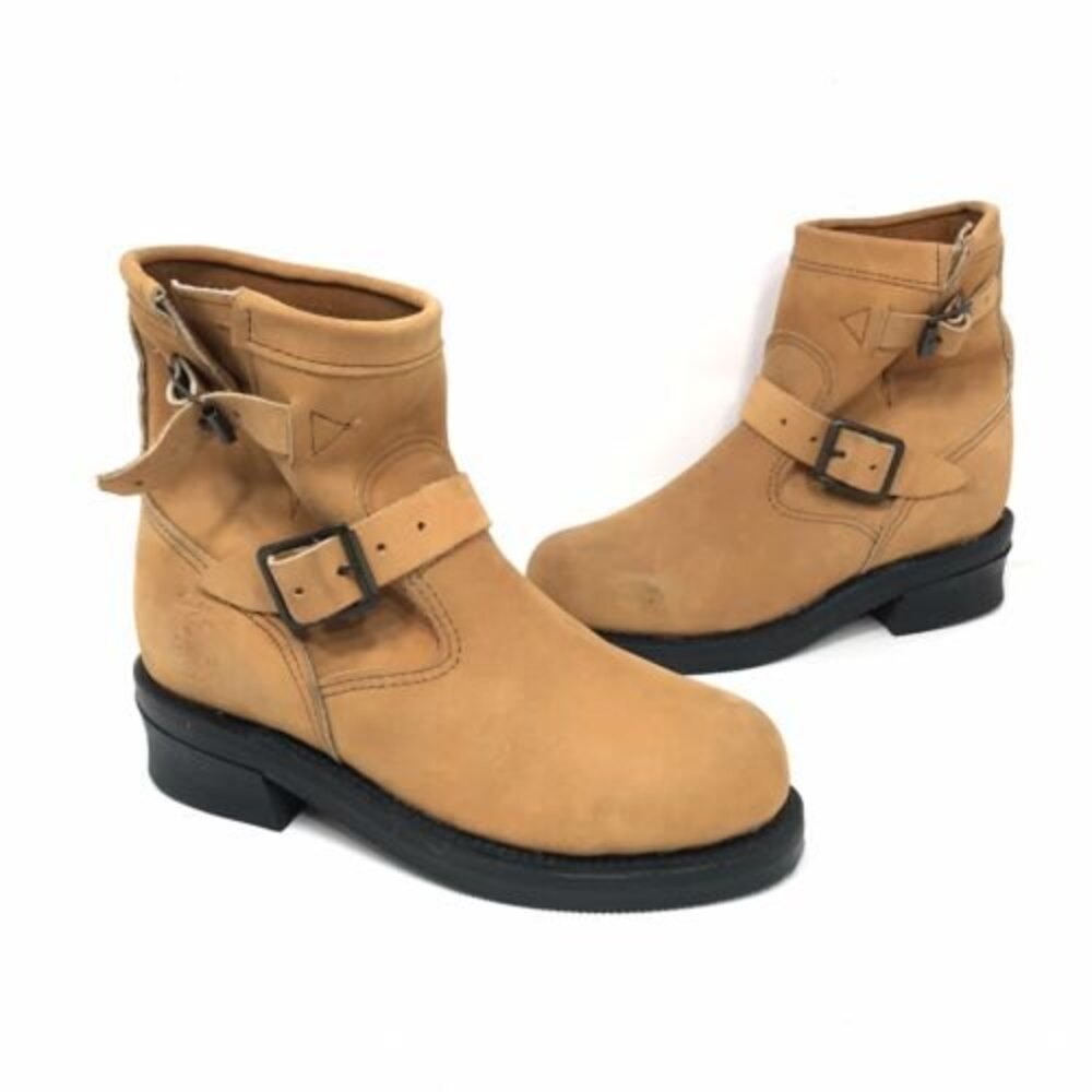Chippewa Womens Raynard Harness Steel Toe Engineer Boots Size 5.5 Tan